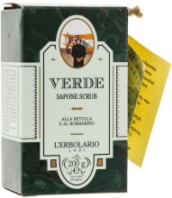 Kup Odświeżające mydło peelingujące - L'Erbolario Sapone Scrub Verde