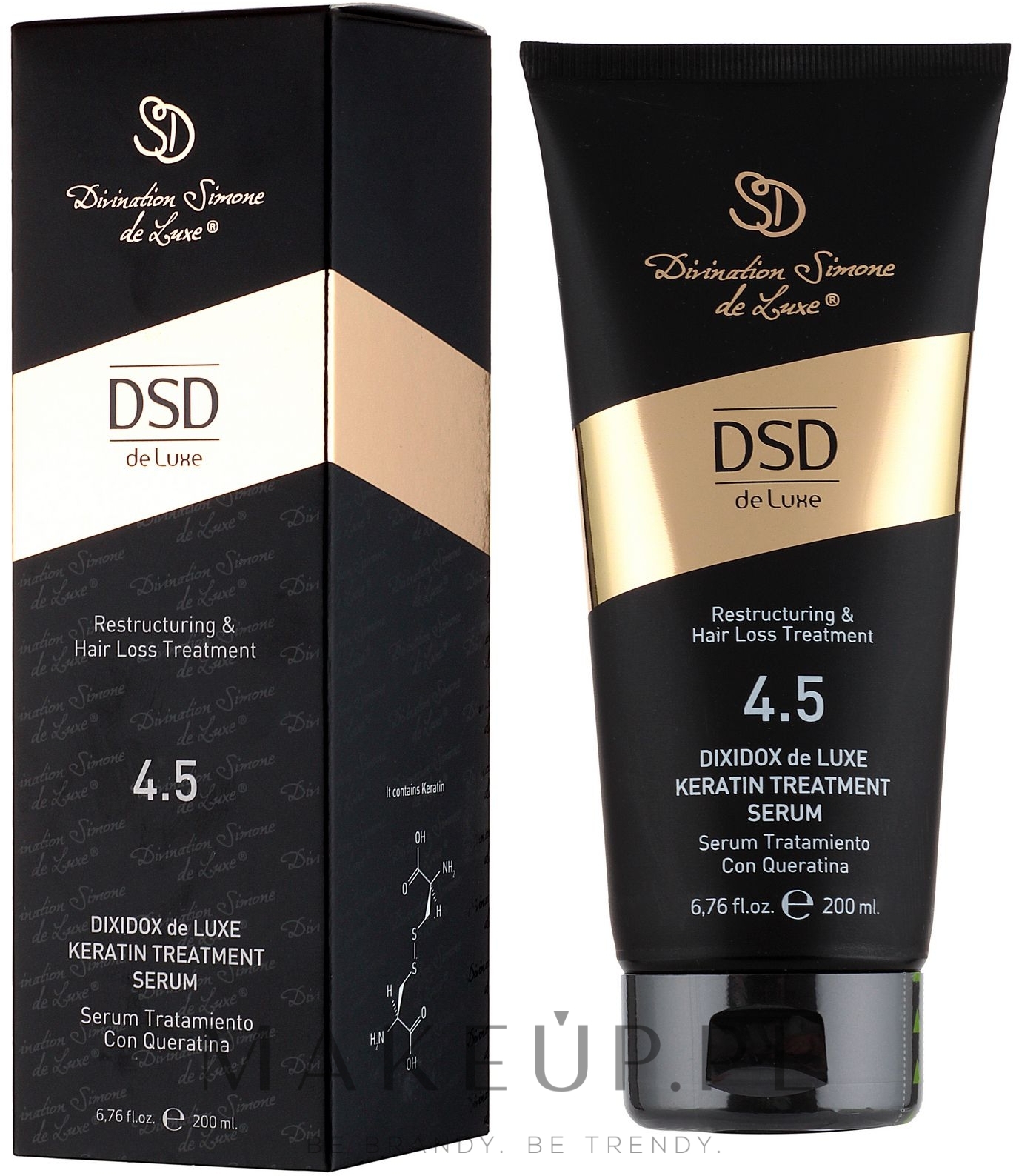 Serum do włosów z keratyną - Simone DSD De Luxe Dixidox DeLuxe Keratin Treatment Serum — Zdjęcie 200 ml