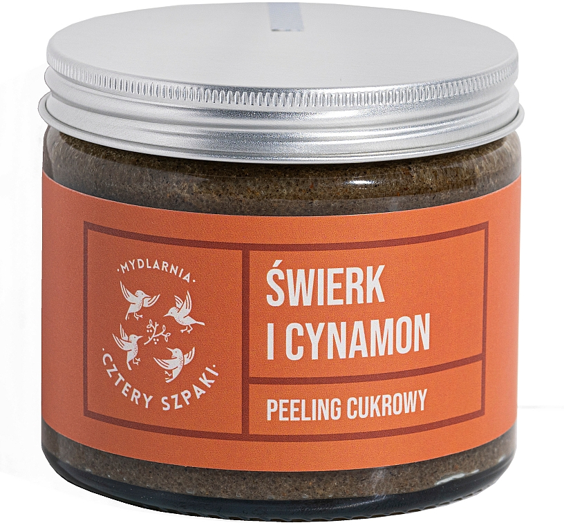 Peeling cukrowy Świerk i cynamon - Cztery Szpak Sugar Peeling Spruce And Cinnamon — Zdjęcie N1
