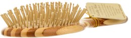Szczotka bambusowa - Olivia Garden Healthy Hair Oval Vent Epoxy Eco-Friendly Bamboo Brush — Zdjęcie N2