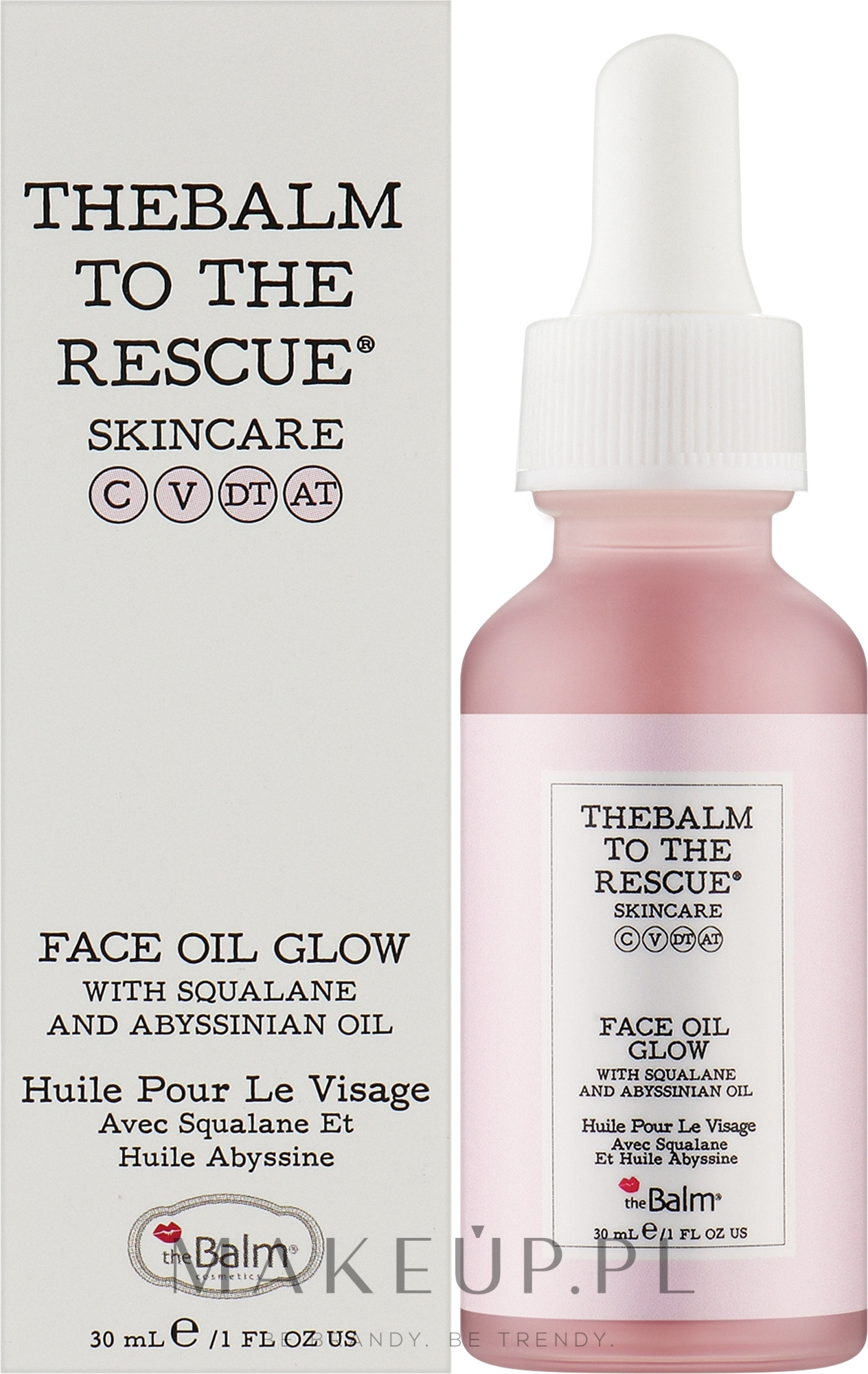 Rozświetlający olejek do twarzy - theBalm To The Rescue Face Oil Glow — Zdjęcie 30 ml