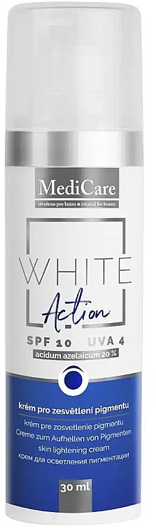 Rozświetlający krem do twarzy - SynCare MediCare White Action Cream SPF10 — Zdjęcie N1