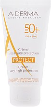 Przeciwsłoneczny krem do ciała SPF 50+ - A-Derma Protect Cream Very High Protection — Zdjęcie N2
