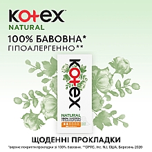 Wkładki higieniczne, 36 szt. - Kotex Natural Normal+ — Zdjęcie N4
