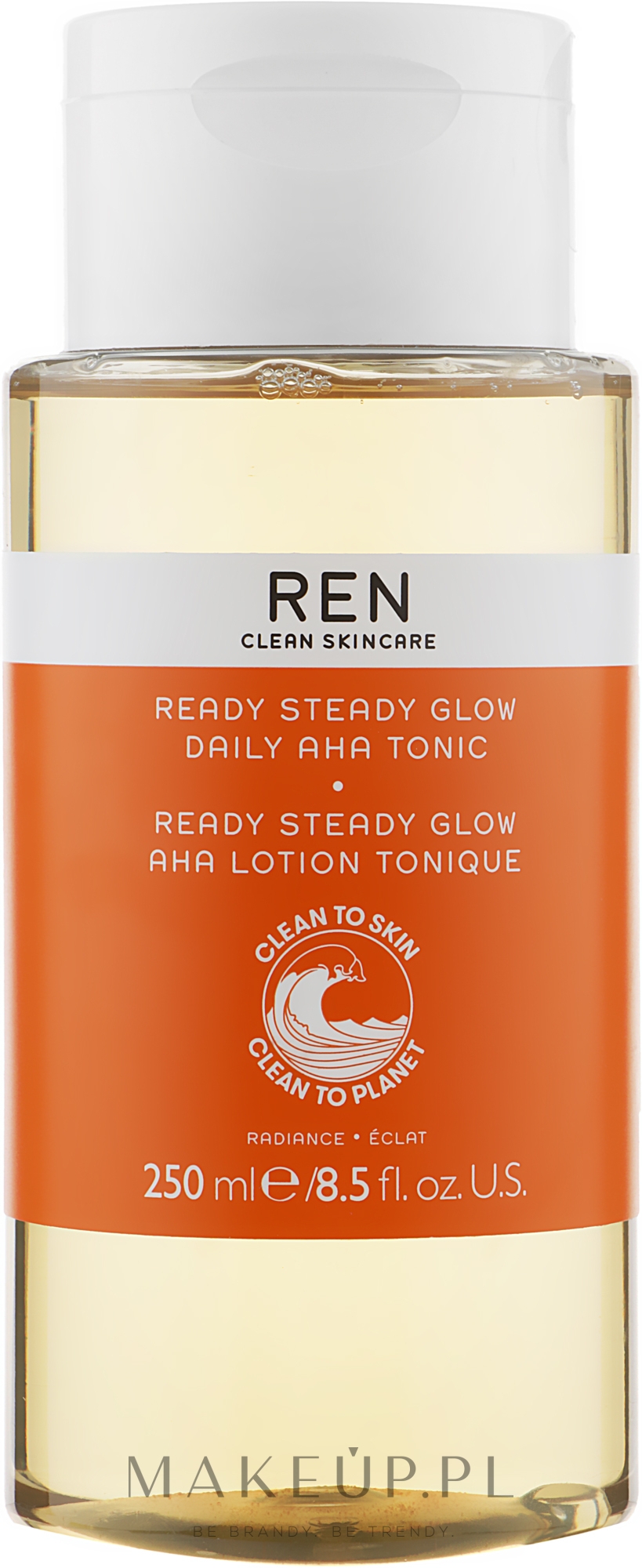 Tonik do twarzy - Ren Radiance Ready Steady Glow Daily AHA Tonic — Zdjęcie 250 ml