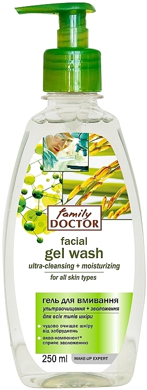 Żel do mycia twarzy Ultraoczyszczenie + nawilżenie do wszystkich rodzajów skóry - Family Doctor