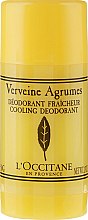 Dezodorant w sztyfcie Cytrusowa werbena - L'Occitane Verbena Cooling Deodorant Stick — Zdjęcie N1