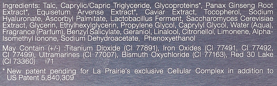 Sypki puder do twarzy z kawiorem - La Prairie Skin Caviar Loose Powder — Zdjęcie N4