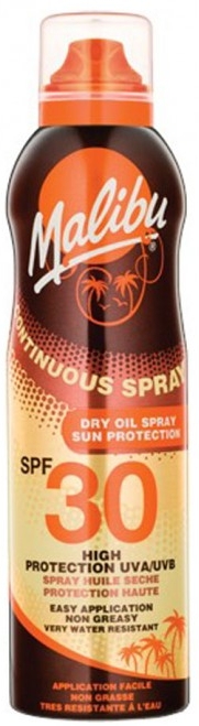 Przeciwsłoneczny suchy olejek do ciała w sprayu SPF 30 - Malibu Continuous Dry Oil Spray — Zdjęcie N1