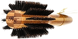 PRZECENA! Bambusowa szczotka do włosów z naturalnym włosiem 30 mm - Olivia Garden Healthy Hair Boar Eco-Friendly Bamboo Brush * — Zdjęcie N2