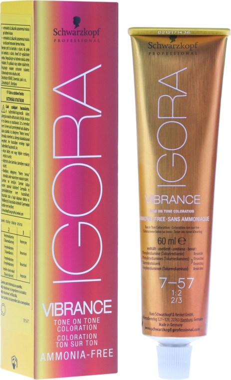 Demipermanenty krem koloryzujący do włosów - Schwarzkopf Professional Igora Vibrance — Zdjęcie N1