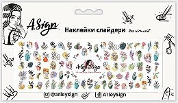 Naklejki na paznokcie Kolory i kwiaty - Arley Sign — Zdjęcie N1