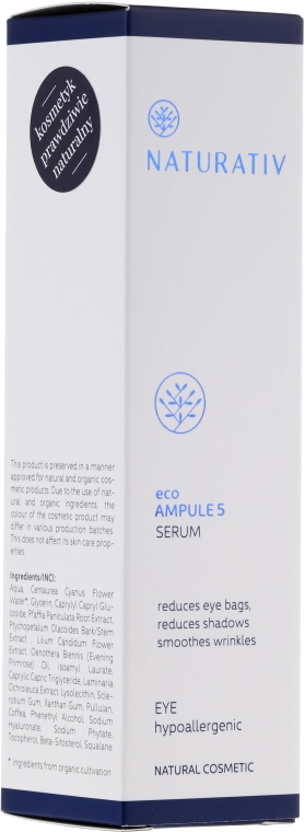 Serum pod oczy ekoAmpułka 5 - Naturativ — Zdjęcie N2