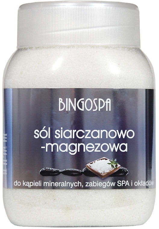 Sól siarczanowo-magnezowa do kąpieli mineralnych - BingoSpa Salt And Magnesium Sulphate — Zdjęcie N1