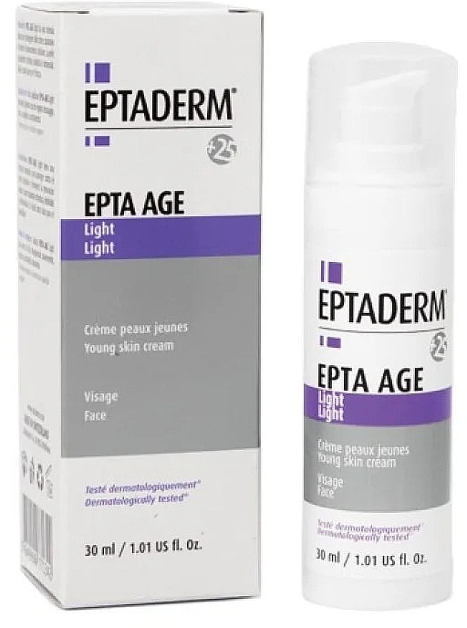 Krem przeciwstarzeniowy do twarzy - Eptaderm Epta Age Light Young Skin Cream — Zdjęcie N1