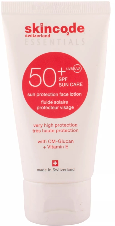Przeciwsłoneczny lotion do twarzy - Skincode Essentials Sun Protection Face Lotion SPF 50+ — Zdjęcie N1