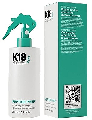 Kompleks chelatujący do włosów - K18 Hair Biomimetic Hairscience Peptide Prep Chelating Hair Complex — Zdjęcie N1