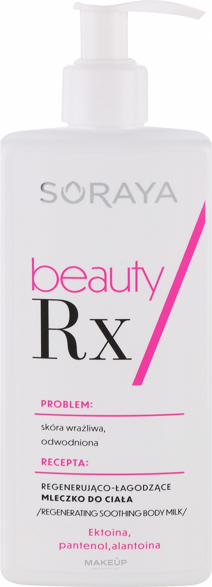 Regenerujące i łagodzące mleczko do ciała - Soraya Beauty Rx — Zdjęcie 250 ml