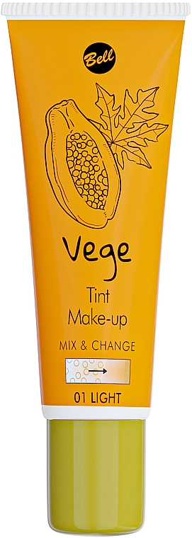 Kremowy podkład do twarzy - Bell Vege Tint Make-Up Mix & Change — Zdjęcie N1