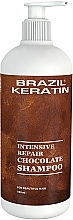 WYPRZEDAŻ Regenerujący szampon do włosów zniszczonych - Brazil Keratin Intensive Repair Chocolate Shampoo * — Zdjęcie N4