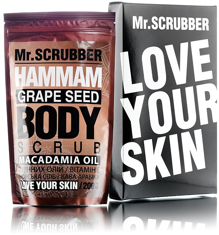 Peeling do ciała - Mr.Scrubber Grape Seed Body Scrub Hammam Macadamia Oil — Zdjęcie N1