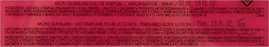 Guerlain Mon Guerlain - Zestaw (edp 50 ml + b/lot 75 ml + acc) — Zdjęcie N3
