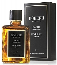 Kup Olejek do gęstej i długiej brody - Noberu Of Sweden №104 Tobacco Vanilla Heavy Beard Oil