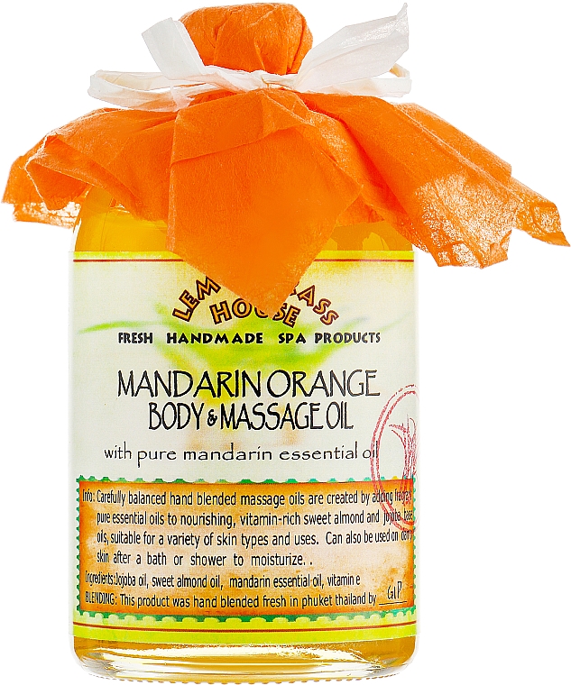 Mandarynkowe masło do ciała - Lemongrass House Mandarin Orange Body & Massage Oil — Zdjęcie N1