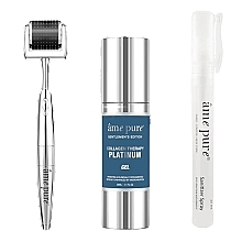 Zestaw - Ame Pure Cit Platinum Gentlemen Kit (sanit/12ml + f/gel/30ml + f/roller/1szt) — Zdjęcie N2