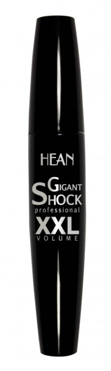 Maksymalnie pogrubiający tusz do rzęs - Hean Gigant Shock Professional XXL Volume — Zdjęcie N1