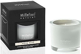 Świeca zapachowa Białe piżmo - Millefiori Milano Natural Candle White Musk — Zdjęcie N1