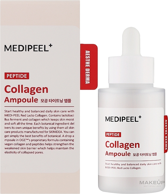 Serum na jędrność i elastyczność skóry twarzy - Medi Peel Red Lacto Peptide Collagen Ampoule — Zdjęcie N2