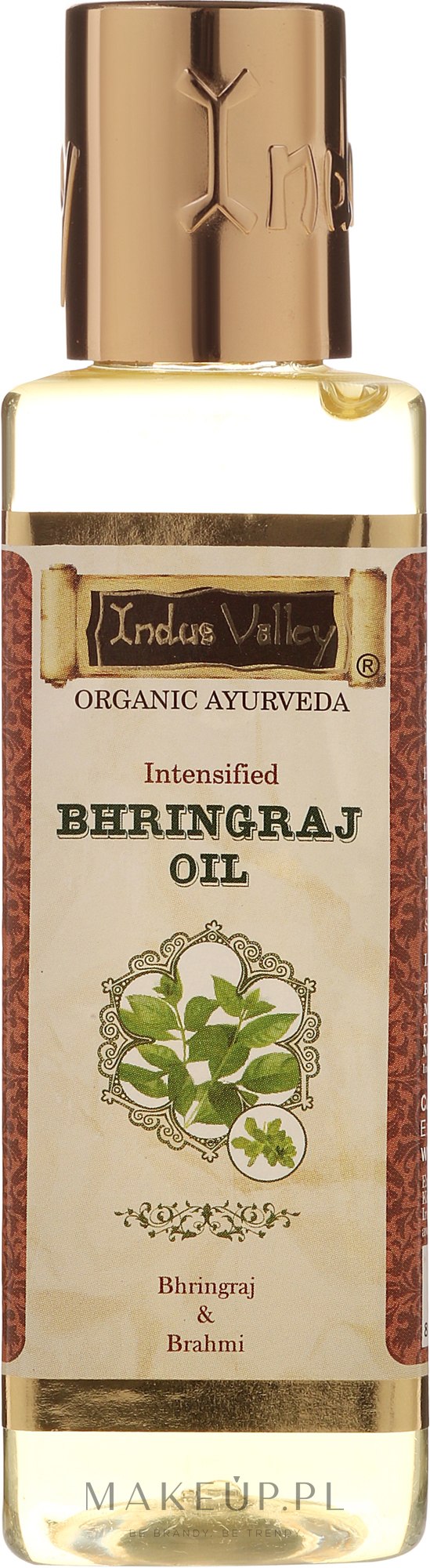 Ziołowy olej Bhringraj - Indus Valley Bio Organic Ayurveda Bhringraj Oil — Zdjęcie 100 ml