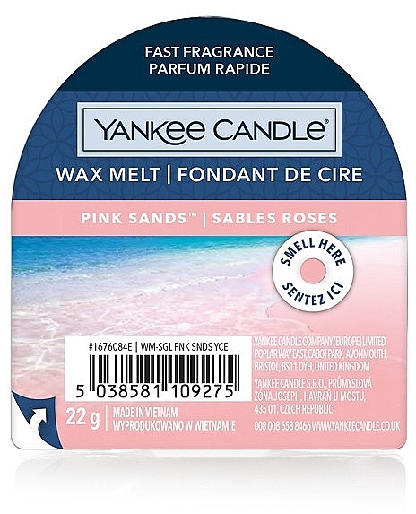 Wosk zapachowy - Yankee Candle Pink Sands Wax Melt — Zdjęcie N1