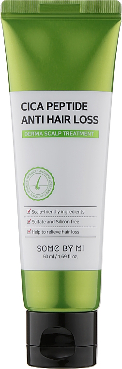 Wzmacniająca maska do włosów z centellą i peptydami - Some By Mi Cica Peptide Anti Hair Loss Derma Scalp Treatment