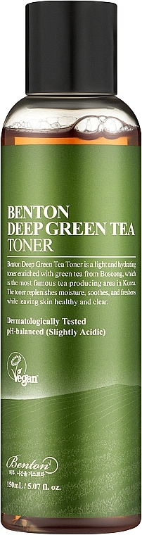 Tonik z zieloną herbatą do twarzy - Benton Deep Green Tea Toner — Zdjęcie N1
