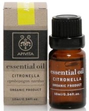 Kup Olejek eteryczny citronelowy - Apivita Aromatherapy Organic Citronella Oil 