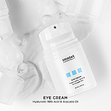 Nawilżający krem na kontur oczu z kwasem hialuronowym i olejem z awokado - SKINBAR Hyaluronic Acid & Avocado Oil Eye Cream — Zdjęcie N3