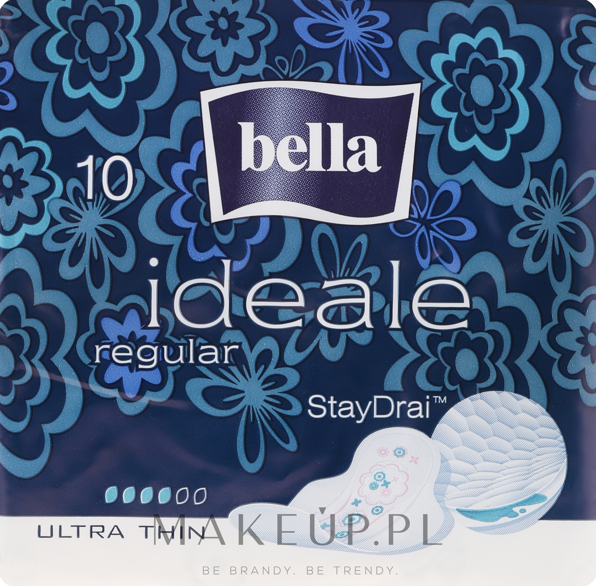 Podpaski ze skrzydełkami, 10 szt. - Bella Ideale Ultra Regular StayDrai — Zdjęcie 10 szt.