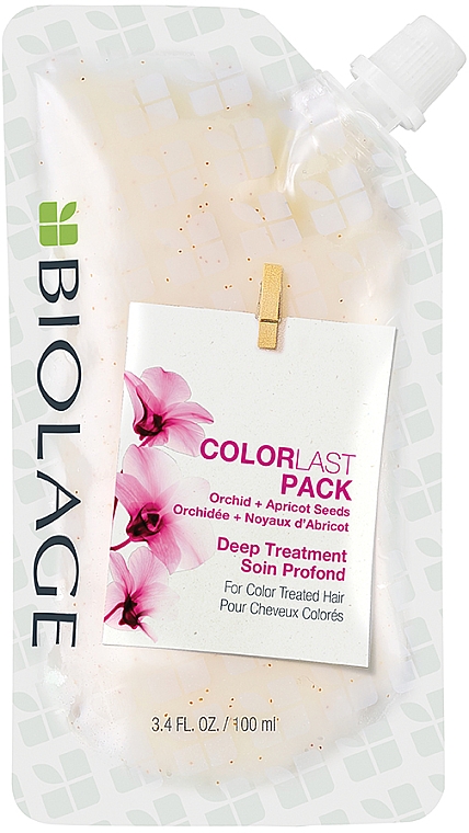 Maska do włosów farbowanych - Biolage Colorlast Mask Pack (uzupełnienie) — Zdjęcie N1