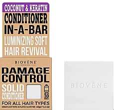 Kup Odżywka do włosów w kostce Kokos i keratyna - Biovene Damage Control Coconut & Keratin Solid Conditioner Bar