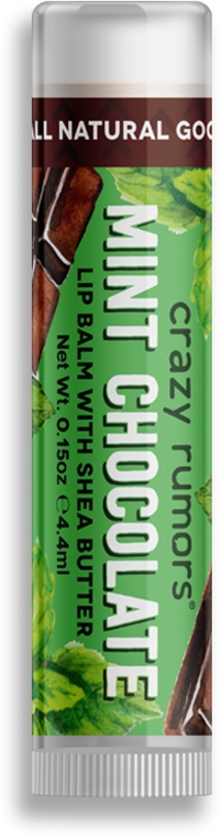 Naturalny balsam do ust Miętowa czekolada - Crazy Rumors Mint Chocolate Lip Balm — Zdjęcie N1