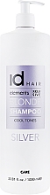 Szampon do włosów rozjaśnianych i blond - idHair Elements XCLS Blonde Silver Shampoo — Zdjęcie N5