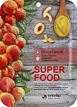 Maska w płachcie z ekstraktem z brzoskwini - Eyenlip Super Food Peach Mask — Zdjęcie N1