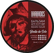 Balsam do brody - Barbados Pirates Beard Balm Benito De Soto — Zdjęcie N1