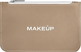 Kup Kosmetyczka płaska, beżowa Autograph - MAKEUP Cosmetic Bag Flat Beige