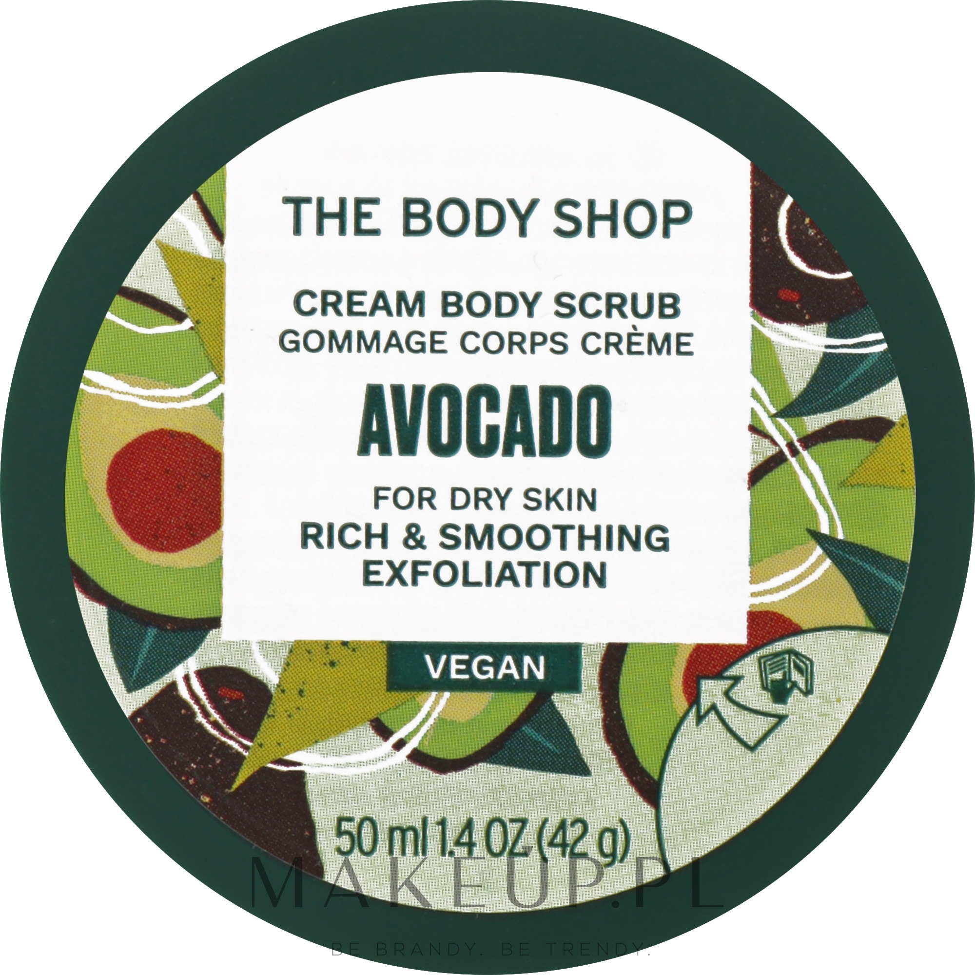 Peeling do ciała z awokado - The Body Shop Avocado Body Scrub — Zdjęcie 50 ml