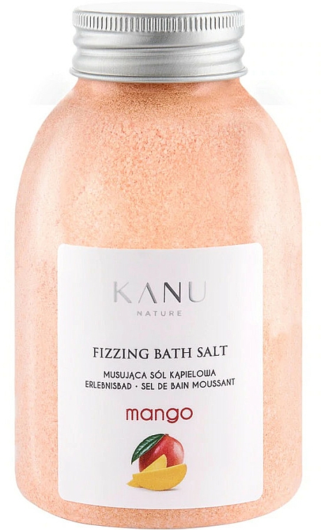 Musująca sól do kąpieli Mango - Kanu Nature Mango Fizzing Bath Salt — Zdjęcie N1