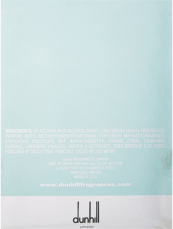 Alfred Dunhill Dunhill Fresh - Woda toaletowa — Zdjęcie N4