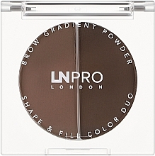 Cienie do brwi - LN Pro Brow Gradient Powder — Zdjęcie N2